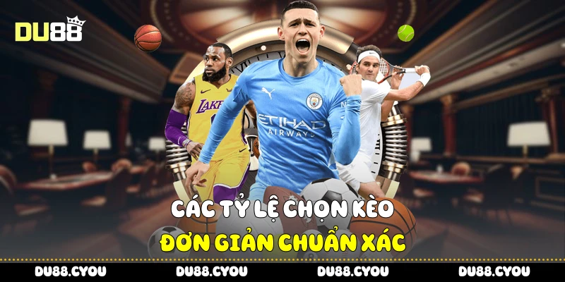 Các tỷ lệ chọn kèo đơn giản chuẩn xác 